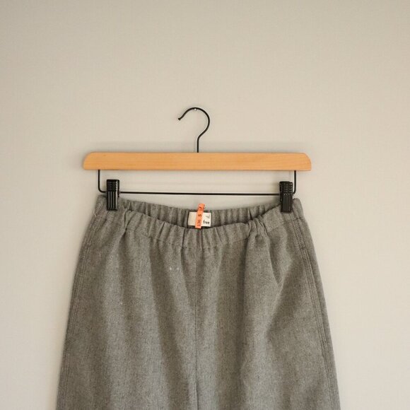 Wilfred Free Women's Small Grey Stretch Pocket High Rise Elastic Trouser Pants - Picture 3 of 13